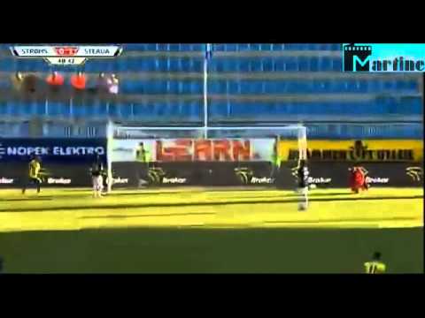 Champions League. 2 round. 1 match. Strömsgodset - Steaua Bucharest 0:1