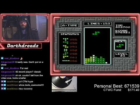 NES Tetris First ever 700K