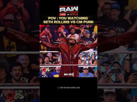 Wwe Cm Punk vs Seth Rollins full match 🔥🔥#shorts #wwe