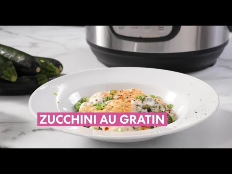 Instant Pot Duo Crisp Zucchini au Gratin