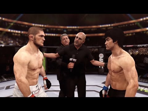 Khabib Nurmagomedov vs. Bruce Lee (EA sports UFC) - CPU vs. CPU