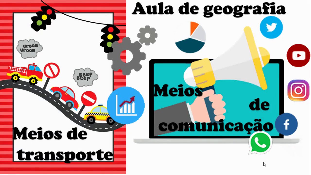 Meios de transporte e comunicação