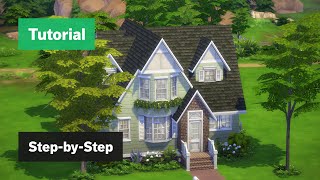 Cozy Cottage • The Sims 4 Step-by-Step House Building Tutorial [Intermediate]