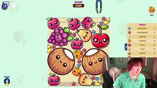 Yakidme Plays Suika Watermelon Game on Cool Maths Games (Full VOD)