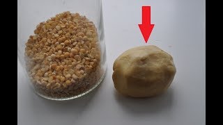 Наживка из гороха и манки мастырка