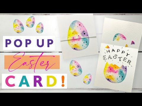 How To Paint A Pop Up Easter Card - Family Easter Craft Ideas