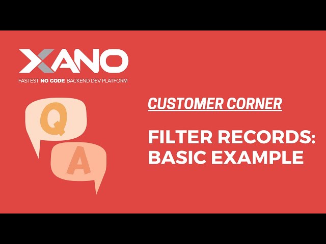 Filtering Records: Basic Example