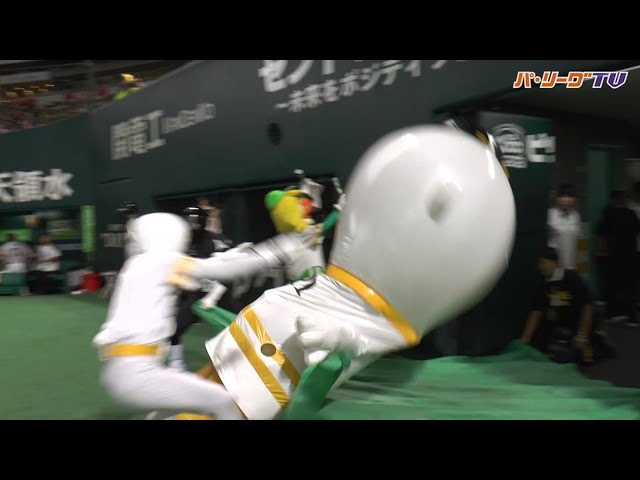 ホークスのふうさん 前のめり式撤収