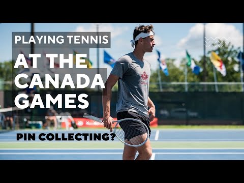 What It's Like To Compete As A TENNIS PLAYER At The CANADA GAMES (PINS?!?!?)