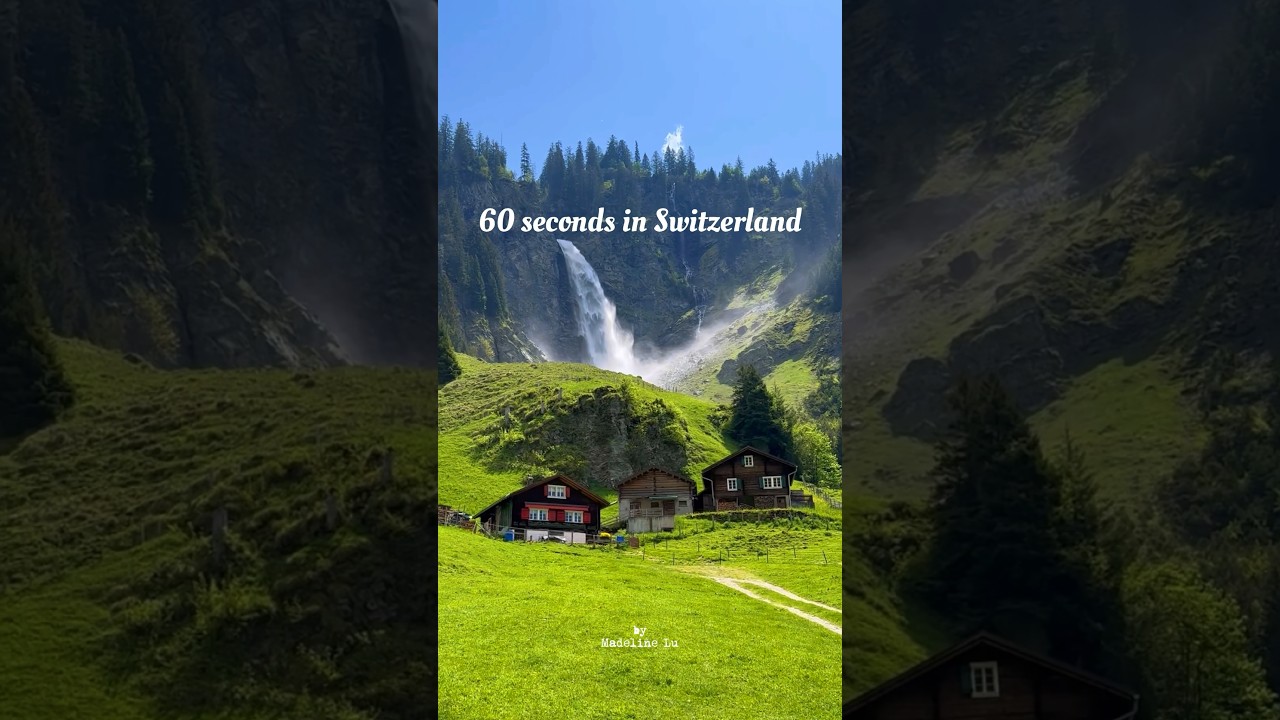 Switzerland in 60 seconds. Save this for your next trip. #travelshorts #luxurytraveller #trave