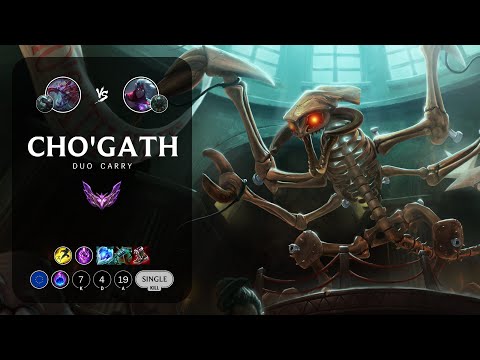 Cho'Gath Carry vs Varus - EUW Master Patch 14.1