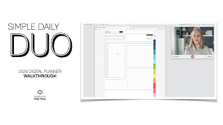 2026 Simple Daily Duo Digital Planner and 12 Subject Notebook Walkthrough