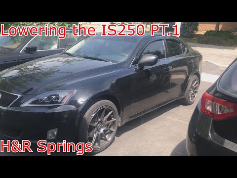 Lowering The Lexus IS250 pt. 1 (FRONT) 06-13 AWD