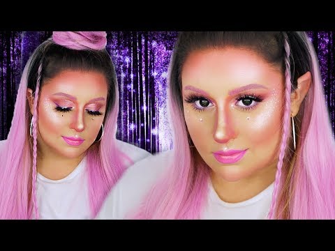 Easy Fairy Halloween Makeup Tutorial | Pink Fairy Makeup 31 Days of Halloween Video