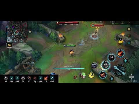 WILD RIFT - Caitlyn Double Trap Burst Combo
