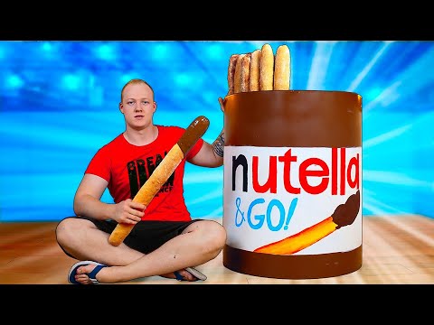 Giant Nutella Go | How to Make The World’s Largest DIY Nutella Go by VANZAI
