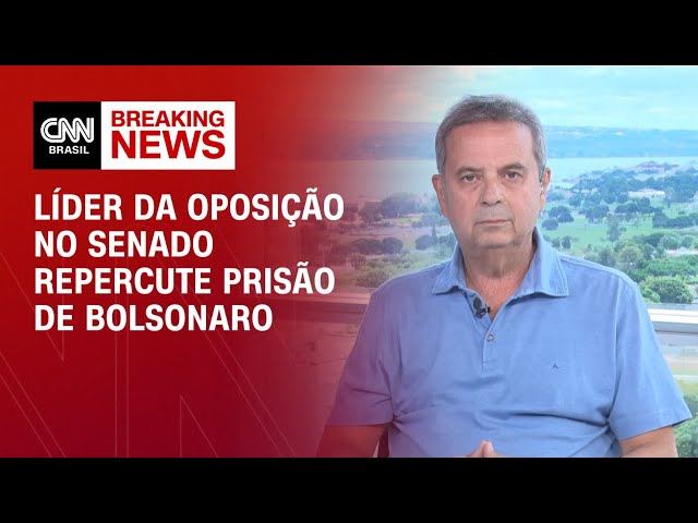 Rogério Marinho repercute prisão preventiva de Bolsonaro | AGORA CNN