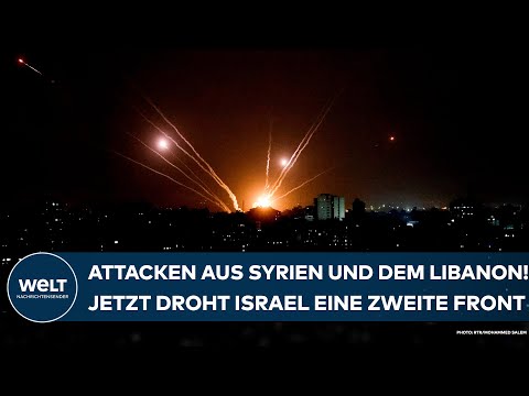 KRIEG GEGEN ISRAEL: Jetzt droht eine zweite Front! Raketen-Attacken aus Syrien und dem Libanon