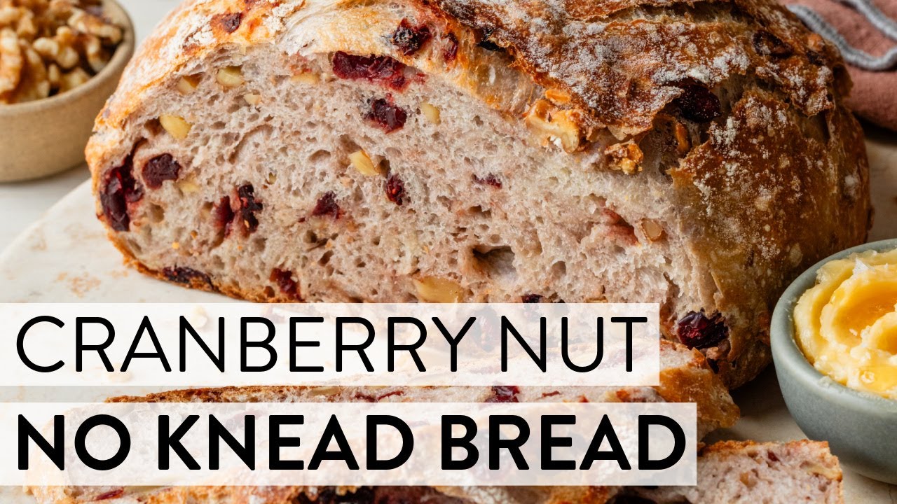 Cranberry Nut No Knead Bread | Sally's Baking