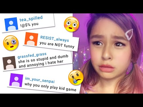 Baby Cupquake Reads MEAN Comments Video