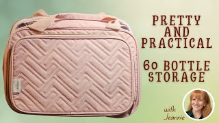 The CUTEST Pink Diamond Painting Storage Kit 60 Bottles of Pure Organization #diamondpainting