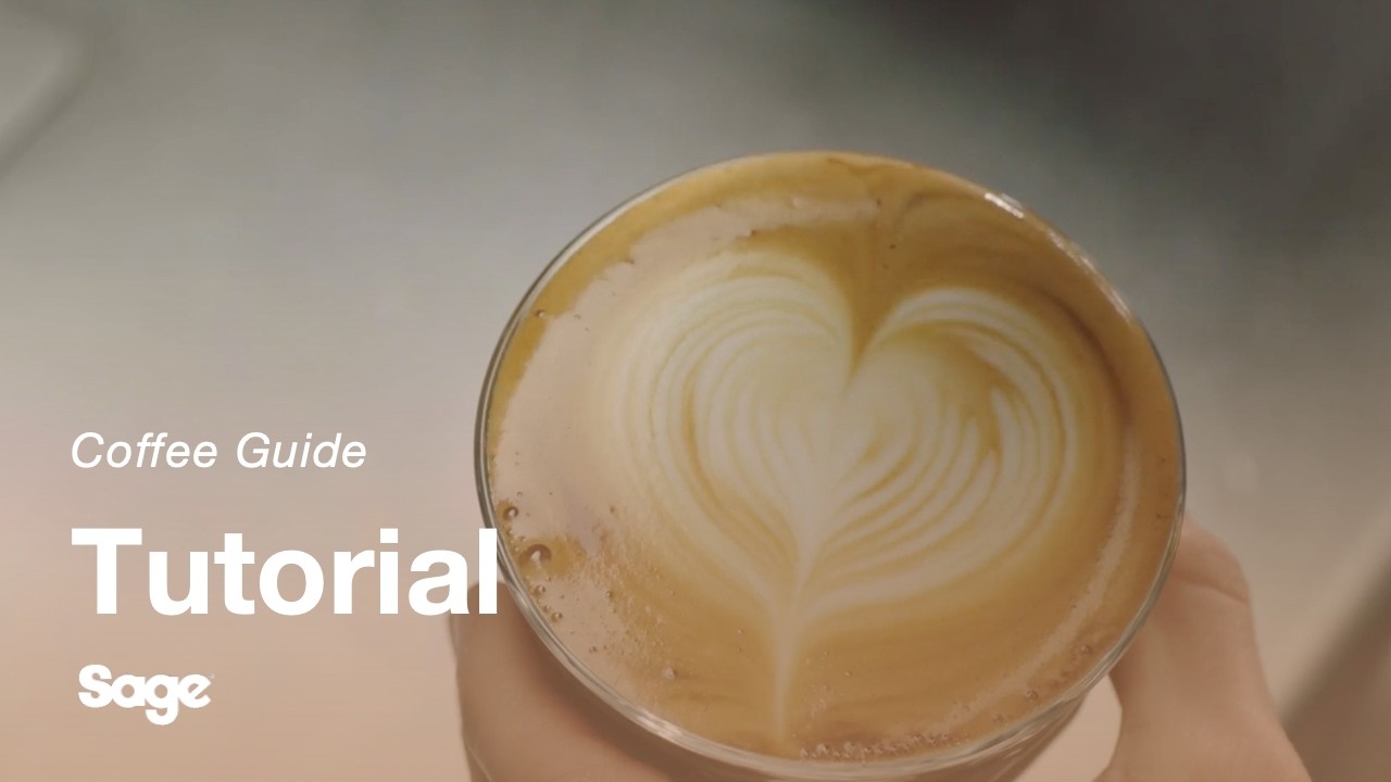 How to create latte art: the heart