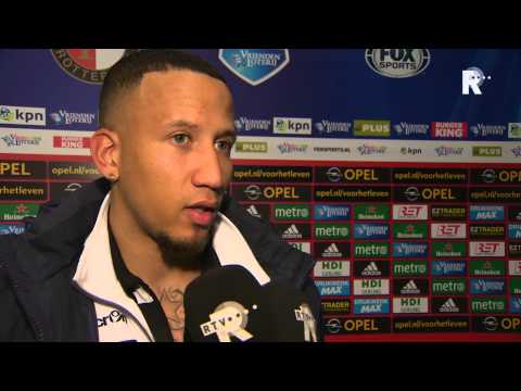 Josimar Lima na afloop van Feyenoord - FC Dordrecht