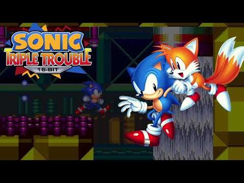 Tidal Plant Zone (Act 1) - Sonic Triple Trouble (16-Bit) (Slowed Down)