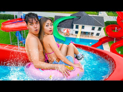 We Built a Waterpark in our Backyard!