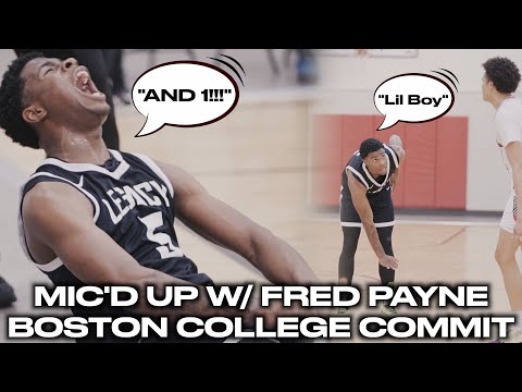 (4K) MIC'D UP w/ Fred Payne - Boston College Commit | Legacy SSS vs iSchool of Lewisville | 99OVR