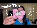 How to Crochet a Tiny BUTTERFLY for Beginners | Quick Project