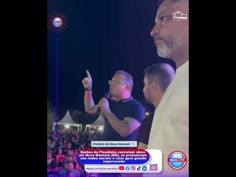 Barões da Pisadinha cancelam show em Nova Mamoré (RO) VEJA O VÍDEO