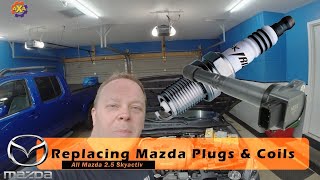 How-To Install Spark Plugs and Coils On A Mazda 2.5L Skyactiv Engine