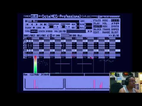 Commodore Amiga Octamed Jam : Workflow  1 5 hour Part 3