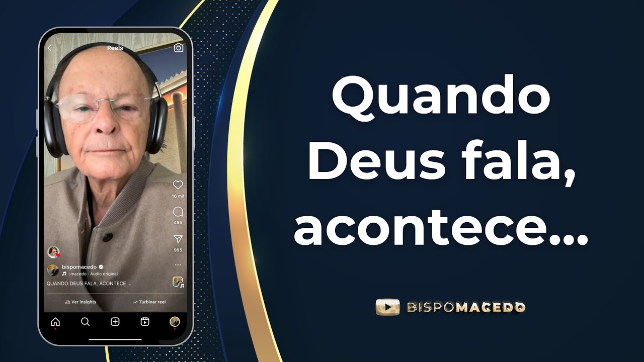 Quando Deus fala, acontece... - Meditação Matinal 15/10/24