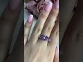 Серебряное кольцо с аметистом