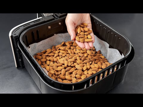 Put Almonds in Air Fryer and THIS Happens! This healthy recipe has gone viral