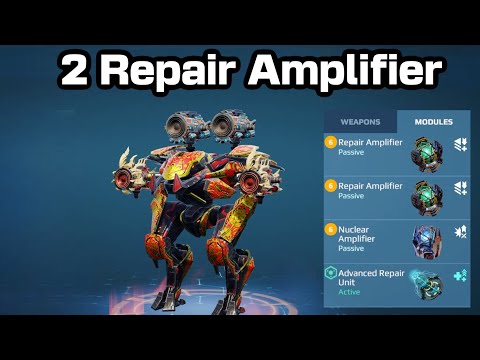 Havoc Fafnir 2 Repair Amplifier | War Robots Gameplay
