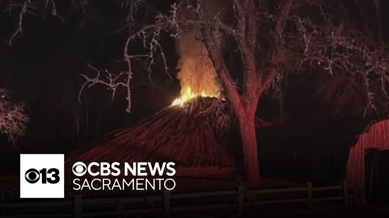 Chaw'se Roundhouse damaged in fire in Amador County