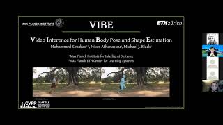 VIBE: Video Inference for human Body pose and shape Estimation
