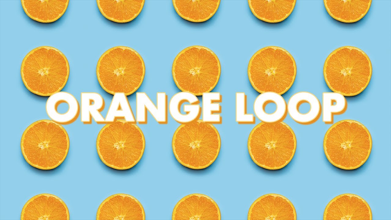 Seamless orange pattern, 2D animation background, screensaver, 4K 60 FPS | 1 HOUR Loop