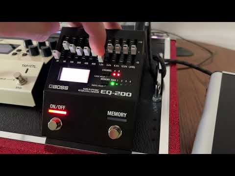 Boss EQ 200 W/Acoustic Guitar