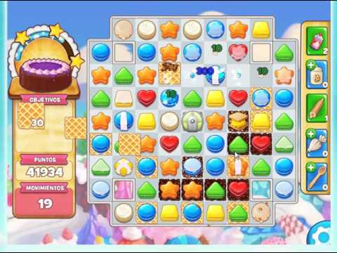 Cookie Jam - LEVEL 1.412 -- ( No booster ) GAMES