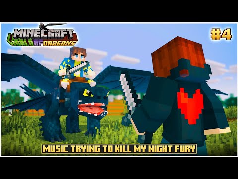 Music vs Night Fury: Minecraft Chaos