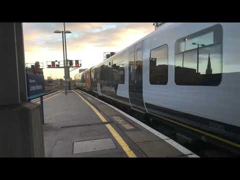 Class 444 + Class 450 depart London Waterloo for Weymouth (Rare)