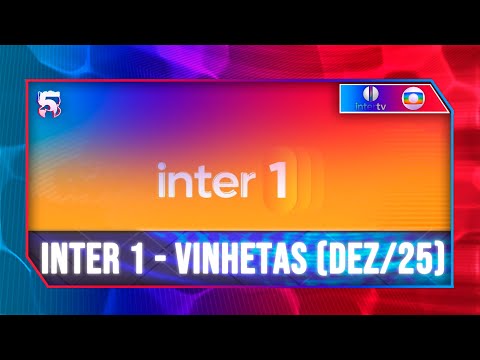 Rede InterTV | Vinhetas das versões locais do "Inter 1" | Globo RN/RJ/MG (DEZ/2025)