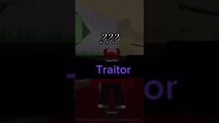 What does traitor mean?