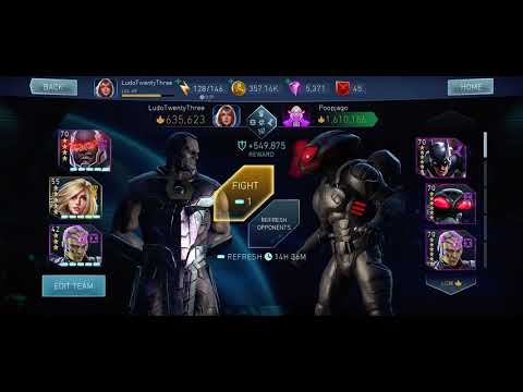 INJ2M DS/PG/BRN (653k) vs AKB/BMA/BRN (1.6m) Arena Fight