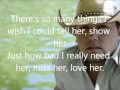 Jason Aldean-If She Could See Me Now Lyrics