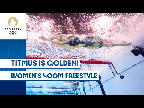 Ariarne Titmus Strikes GOLD 🥇 | Women's 400m Freestyle | #Paris2024 Highlights